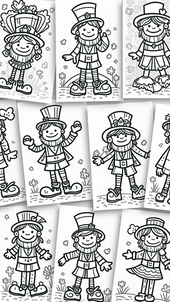 coloriages de la Saint-Patrick imprimables